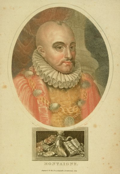 Michel Eyquem de Montaigne (1533-92) by English School